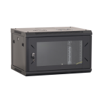 Rack perete 6U 19' 600x450, capacitate incarcare 80 Kg, negru - ASYTECH Networking ASY-6U-6045W