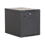 Rack perete 12U 19' 600x450, capacitate incarcare 80 Kg, negru - ASYTECH Networking ASY-12U-6045W - imagine 3