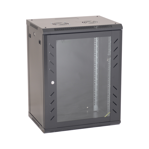 img6063large Rack perete 15U 19' 600x450, capacitate incarcare 80 Kg, negru - ASYTECH Networking ASY-15U-6045W - imagine 1