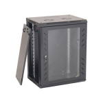 Rack perete 15U 19' 600x450, capacitate incarcare 80 Kg, negru - ASYTECH Networking ASY-15U-6045W - imagine 3