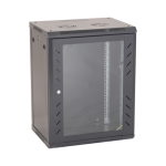 Rack perete 15U 19' 600x600, capacitate incarcare 80 Kg, negru - ASYTECH Networking ASY-15U-6060W