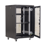 Rack podea 22U 19' 600x600, capacitate incarcare 500 Kg, negru - ASYTECH Networking ASY-22U-6060E - imagine 4