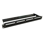 Patch Panel 1U, UTP cat6, 24 porturi RJ45 - ASYTECH Networking ASY-PP-UTP6-24