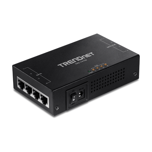img6252large Injector Gigabit 4 x PoE+, putere 65W - TRENDnet TPE-147GI - imagine 1