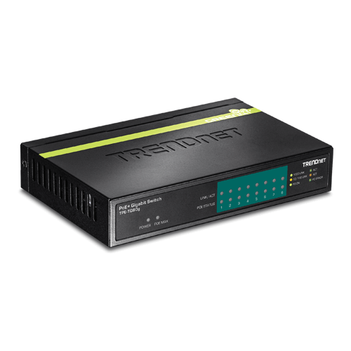 img6258large Switch 8 porturi Gigabit PoE/PoE+ 123W - TRENDnet TPE-TG80G - imagine 1