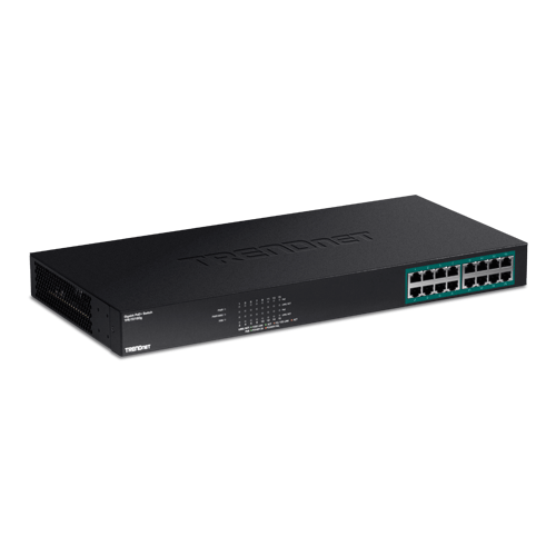 img6260large Switch 16 porturi Gigabit PoE+ 246W - TRENDnet TPE-TG160G - imagine 1
