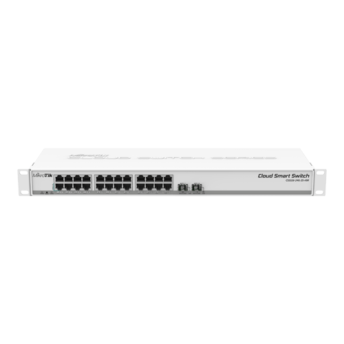 img6439large Smart Management Switch, 24 x Gigabit, 2 x SFP+ 10Gbps - Mikrotik CSS326-24G-2S+RM - imagine 1