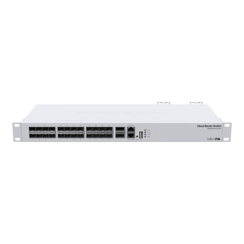 img6471large Management Switch 24 x SFP+ 10Gbps, 2 x QSFP+ 40Gbps - Mikrotik CRS326-24S+2Q+RM - imagine 1