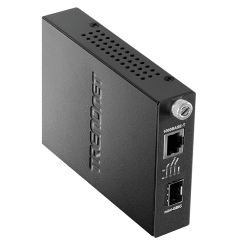 img6641large Media Convertor Gigabit - SFP fibra optica (pt TFC-1600) - TRENDnet TFC-1000MGA - imagine 1