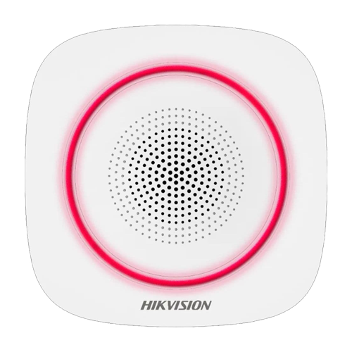 img6649large Sirena wireless AX PRO de interior cu led rosu, 868Mhz - HIKVISION DS-PS1-I-WE-R - imagine 1