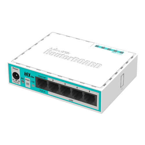 img6898large Router hEX Lite, 5 x Fast Ethernet, RouterOS L4 - Mikrotik RB750r2 - imagine 1