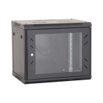 Rack perete 9U 19' 600x600, capacitate incarcare 80 Kg, negru - ASYTECH Networking ASY-9U-6060W