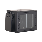 Rack perete 9U 19' 600x600, capacitate incarcare 80 Kg, negru - ASYTECH Networking ASY-9U-6060W - imagine 2