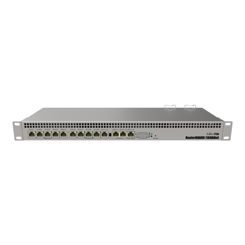 img7600large Router 13 x Gigabit, RouterOS L6, 1U, Dual PSU - MikroTik RB1100x4 - imagine 1