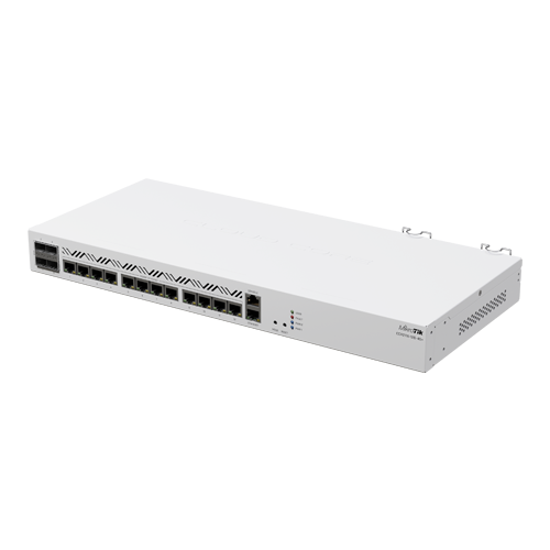 img7604large Cloud Core Router, 4 x SFP+, 13 x Gigabit, 16GB RAM, RouterOS L6, 1U - MikroTik CCR2116-12G-4S+ - imagine 1