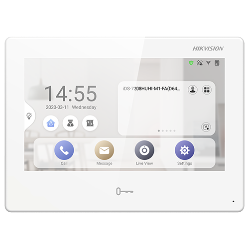 img8044large Statie All-in-one TCP/IP Wireless, Touch Screen TFT LCD 10.1-inch - HIKVISION DS-KH9510-WTE1 - imagine 1