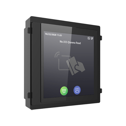 img8817large Modul afisaj IPS touch screen, 4 inch, pentru Interfon modular - HIKVISION DS-KD-TDM - imagine 1