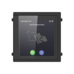 Modul afisaj IPS touch screen, 4 inch,  pentru Interfon modular - HIKVISION DS-KD-TDM - imagine 2