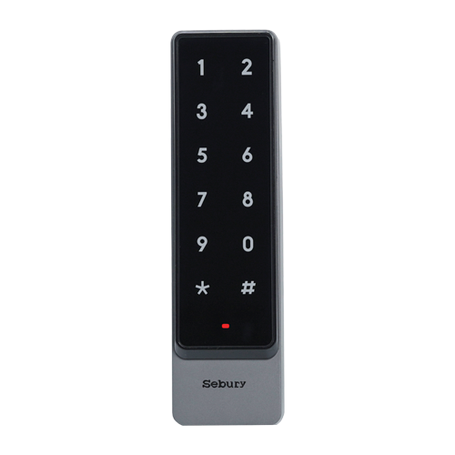 img9368large Controler stand-alone cu tastatura touch si cititor card EM 125kHz + Mifare 13.56MHz, carcasa antivandal - SEBURY SEB-sTouch2s - imagine 1