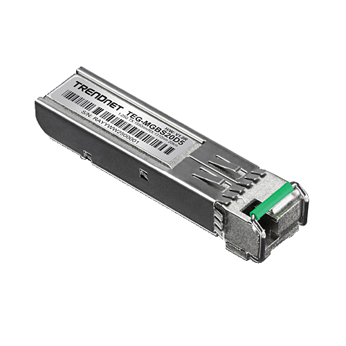 img9710large Modul SFP Dual Wavelength Single-Mode Simplex LC, 1.25G, RX:1310nm/TX:1550nm, 20Km - TRENDnet TEG-MGBS20D5 - imagine 1