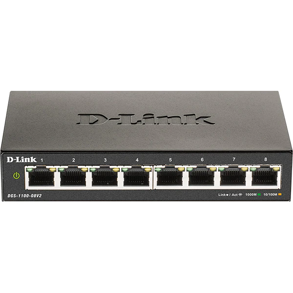 prod_14283_1 SWT 8*GBIT POE D-LINK DGS-1100-08PV2/E - imagine 1