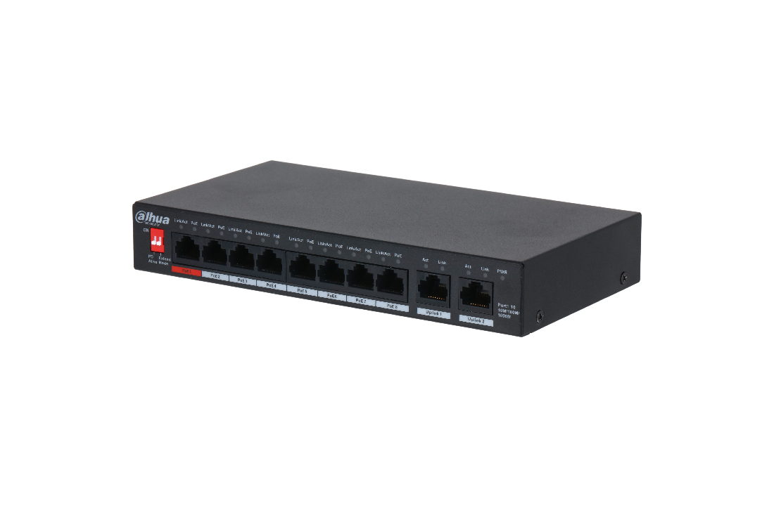 prod_16597_1 SWITCH 8PORT POE PFS3010-8GT-96-V2 - imagine 1