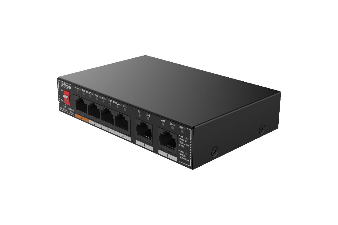 prod_20168_1 DHA SWT UNMANAGED 6 PORTS 4POE SG1006P - imagine 1