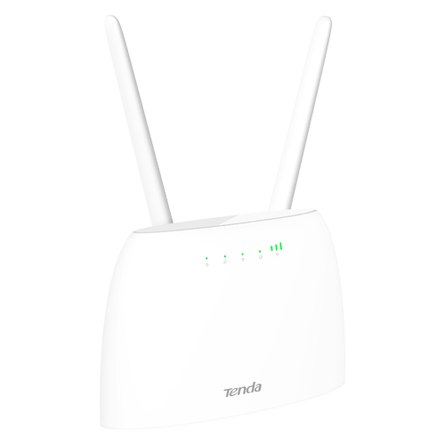 img13424large Router LTE 4G Wireless 2 x 10/100 Mbps, SIM, 802.11 b/g/n 2.4Ghz, 300Mbps - TENDA TND-4G06C - imagine 1