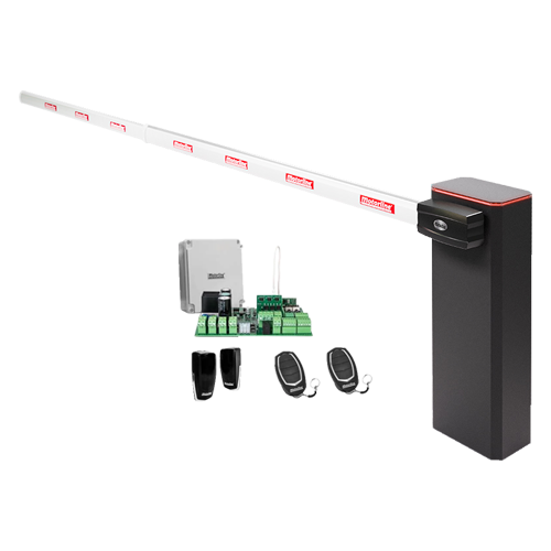 img14780large KIT complet bariera acces AUTO / 6 m, montaj universal ST/DR, lampa semnalizare - MOTORLINE TURBO-6+ZUM75HTSL-6-KIT - imagine 1