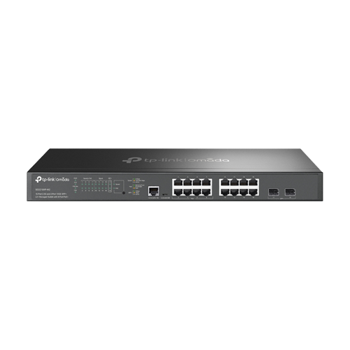 img29798large Switch L2+, 8 x RJ45 2.5G PoE, 8 x RJ45 2.5G, 2 x SFP+ 10G, Management, 1U - TP-Link Omada SG3218XP-M2 - imagine 1