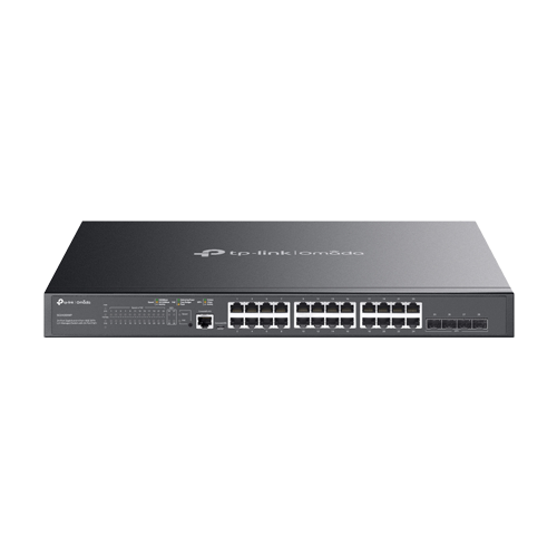 img31703large Switch L2+, 24 x RJ45 1G PoE, 4 x SFP+ 10G, Buget PoE 384W, Management, 1U - TP-Link Omada SG3428XMP - imagine 1