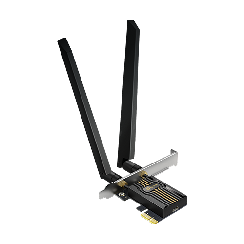img34064large Adaptor PCI-E Bluetooth 5.4, Wi-Fi 7, BE9300 Tri-Band, 2 x Antene High-Performance - TP-Link ArcherTBE552E - imagine 1