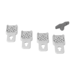 Cutie distributie IP67 din ABS gri, usa mata, placa metalica, 300x400x220 mm PD304022 - imagine 4