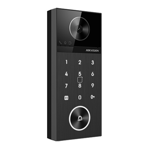 img39222large Panou exterior videointerfon TCP/IP 4MP, IR 3m, WI-FI6, Bluetooth, PIN, PoE, M1, IP65 - HIKVISION DS-KV6124-WBE1 - imagine 1
