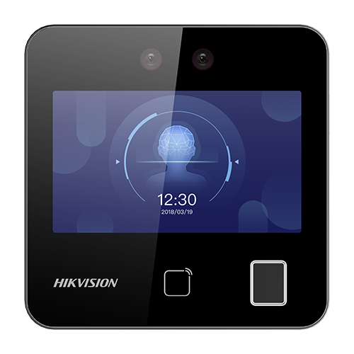 img45051large Terminal control acces recunoastere faciala, 4.3 inch touch screen, M1, Amprenta, Wi-Fi - HIKVISION DS-K1T343MFWX-B-S - imagine 1