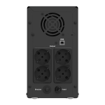 Sursa neintreruptibila tip back-up UPS, 2000VA/1200W, afisaj LCD, tip line-interactive - HIKVISION DS-UPS2000-R - imagine 2