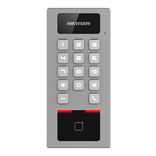 img46797large Terminal control acces, PIN, cititor card, Bluetooth, Wi-Fi, Alarma, IK09 - HIKVISION DS-K1T502DBWX-E1 - imagine 1