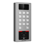 Terminal control acces si interfon, PIN, cititor card, QR, Bluetooth, Wi-Fi, Alarma, IK09 - HIKVISION DS-K1T502DBWX-CQRE1 - imagine 2