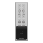 Tastatura cablata pentru AX Hybrid PRO G2, PIN, cititor MiFare, IP66, IK08 - HIKVISION DS-PK502MDX