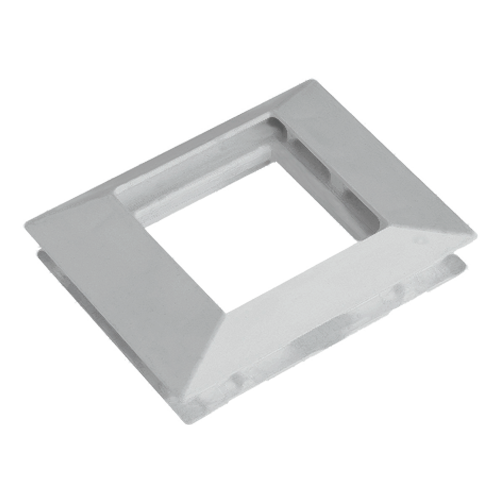 img48073large Rama alba simpla pentru aparataj 45x45 mm (2 module) - DLX DLX-102-11 - imagine 1