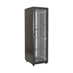 Rack podea 42U 19' 800x1000, capacitate incarcare 800 Kg, negru - ASYTECH Networking ASY-42U-8010S