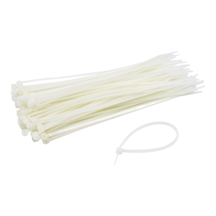 Coliere de plastic 360x3.6 mm, ALB, 100 buc TCP-360-3.6-W