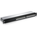 Patch Panel 16 x RJ45 UTP, Cat6a, Ecranat, 1U - TRENDnet TC-P16C6AS - imagine 2